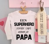 Texte sans marque premier cadeau de papa de la fête des pères T-shirt bébé 56