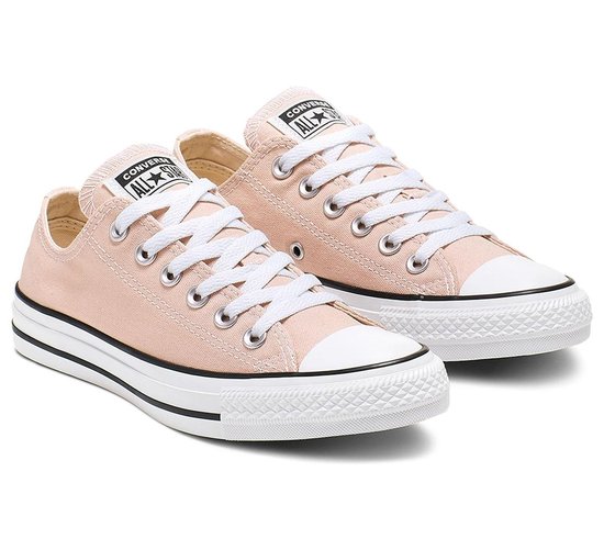Converse Sneakers - Maat 41 - Vrouwen - licht roze/ wit | bol.com