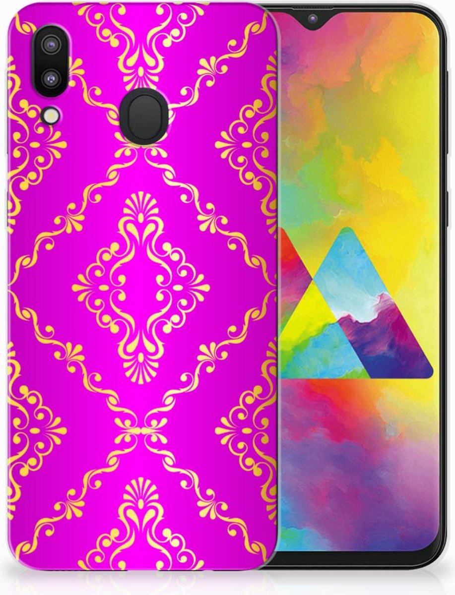 Siliconen Hoesje Samsung Galaxy M20 (Power) Barok Roze