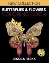 Butterflies and Flowers Coloring Book