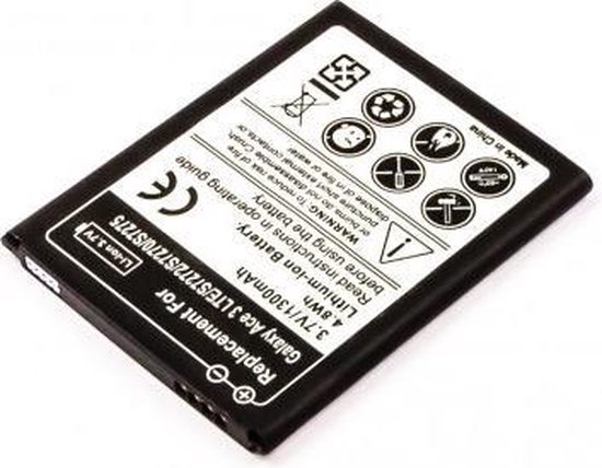 Battery SAMSUNG Galaxy Ace 3 LTE, GT-S7275, Li-ion, 3,7V, 1300mAh, 4,8Wh |  bol.com
