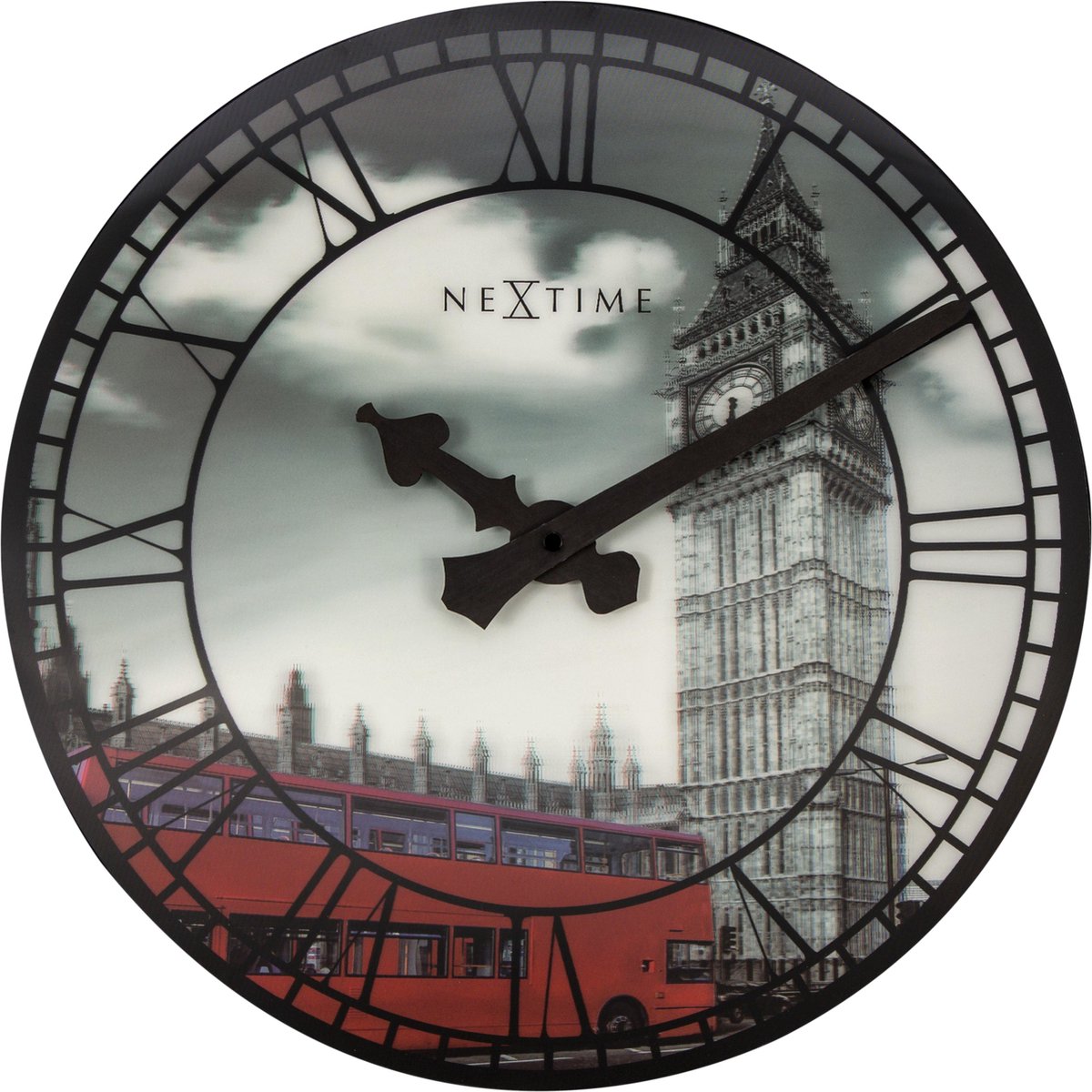 NeXtime Big Ben - Klok - Rond - Ø40 cm - Multicolor