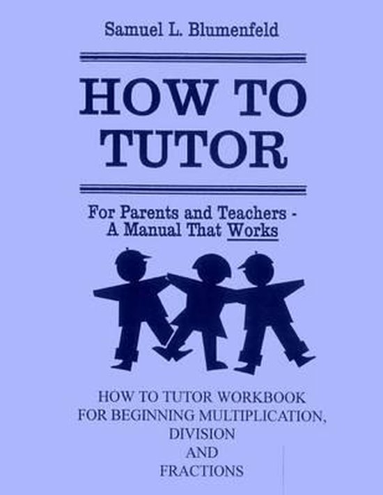 How To Tutor Workbook for Multiplication, Division and Fract ... - cover