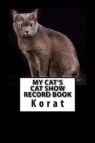 My Cat's Cat Show Record Book