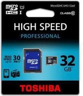 32GB micro SDHC memory card Class 10