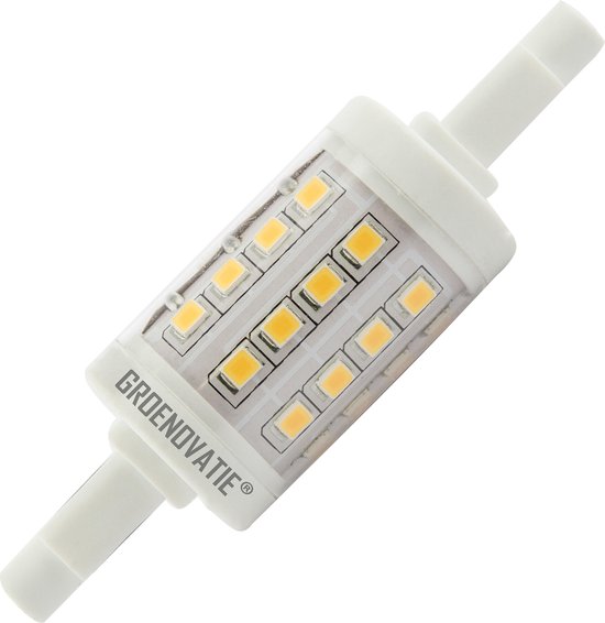 Ampoule LED avec douille R7S Groenovatie - 5 W - 22x78 mm - 360º -  Intensité variable... | bol.