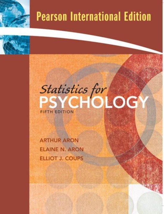 Statistics For Psychology - cover