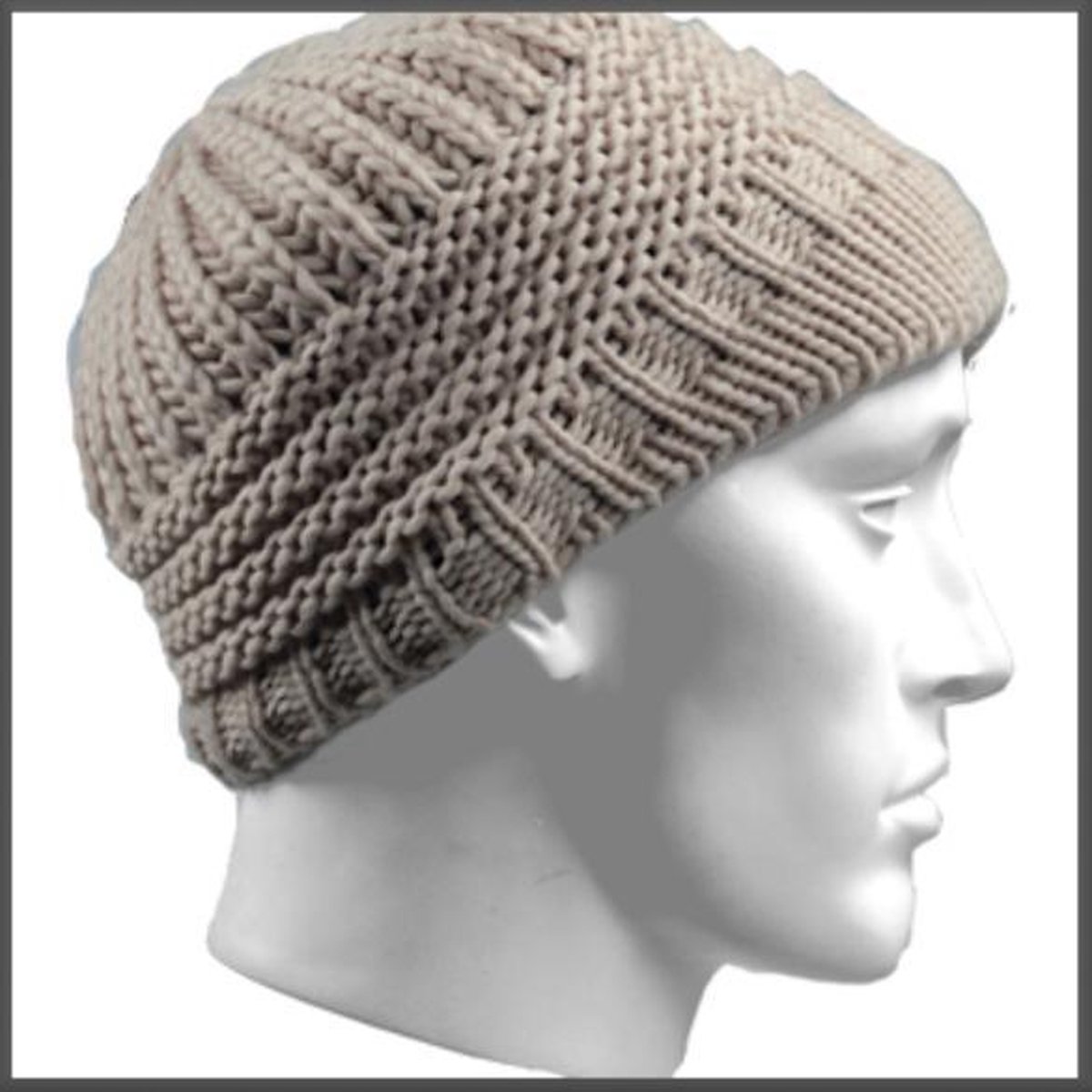 dames muts Kotka kleur beige one size