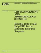 Dhs Management and Administration Spending