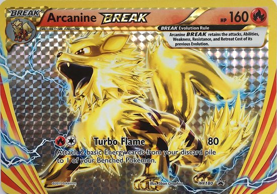 Pokemon Arcanine BREAK Grote Kaart XY180 | Games | bol.com