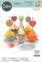 Sizzix Thinlits by Where Women Cook, 7 st, Cupcakes