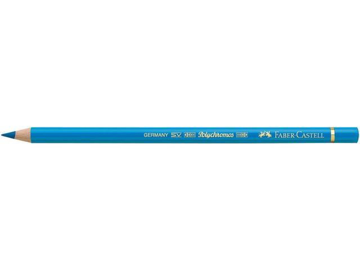 Kleurpotlood Faber Castell Polychromos 110 phthaloblauw doos met 6 stuks