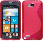 Samsung Ativ S Silicone Case hoesje s-style Roze