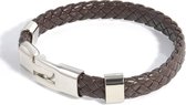 Bracelet Montebello Baltimora - Homme - Cuir - Métal - 21 cm