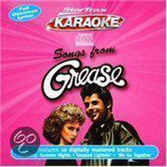 Songs From Grease, Karaoke / Startrax CD (album) Muziek