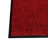 Schoonloopmat vloermat  90 x 150 cm rood
