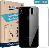 Just in Case Back Cover Tempered Glass Apple iPhone Xs Protector - Arc Edges