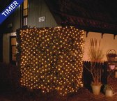 Anna's Collection Kerstverlichting - met timer - 180 LED - warm wit - 150x130cm