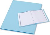 Rillstab Showmap A4 Trendline SEA BLAUW met 20 tassen