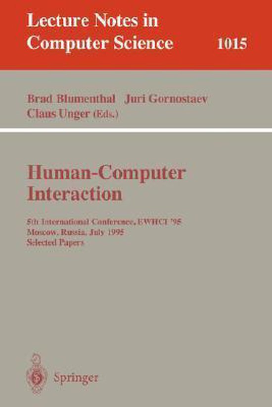 Human-Computer Interaction - cover