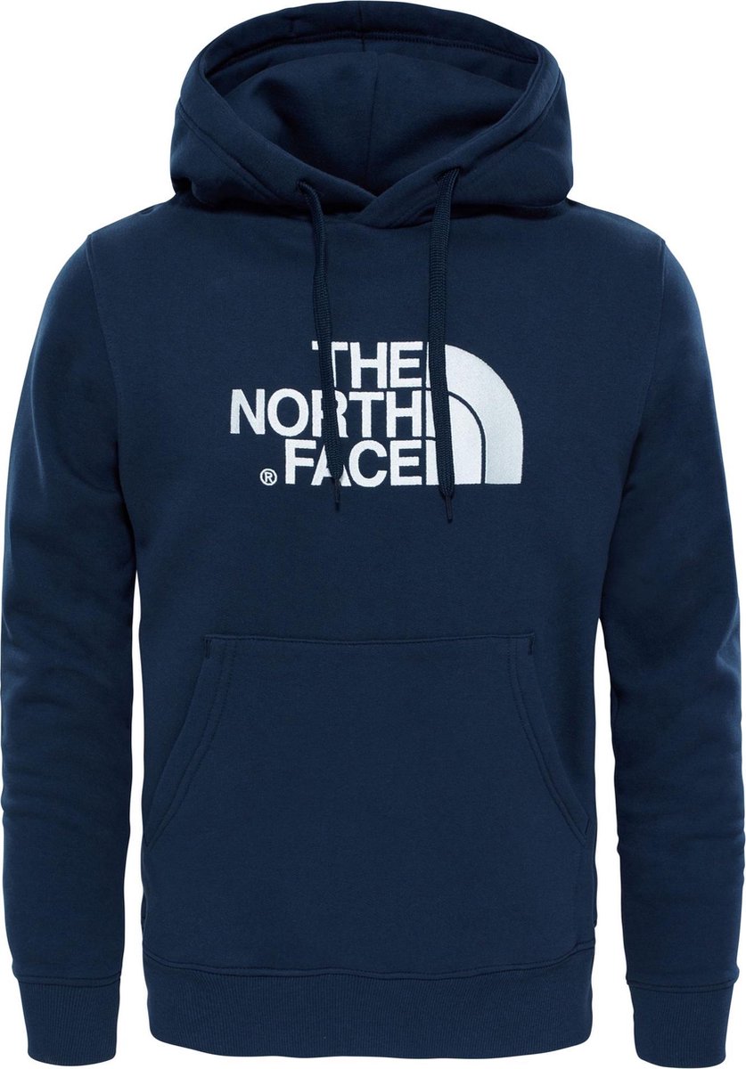 The North Face Drew Peak PLV Hoodie - Outdoortrui - Heren - Urban Navy/TNF  White | bol.com