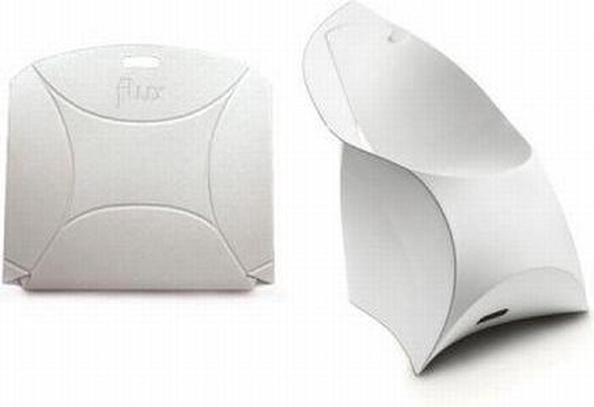 Flux chair pure white