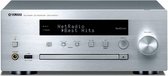 Yamaha CRX-N470D 'Streaming/Versterker/DAB+Receiver met CD-speler en USB' Zilvergrijs