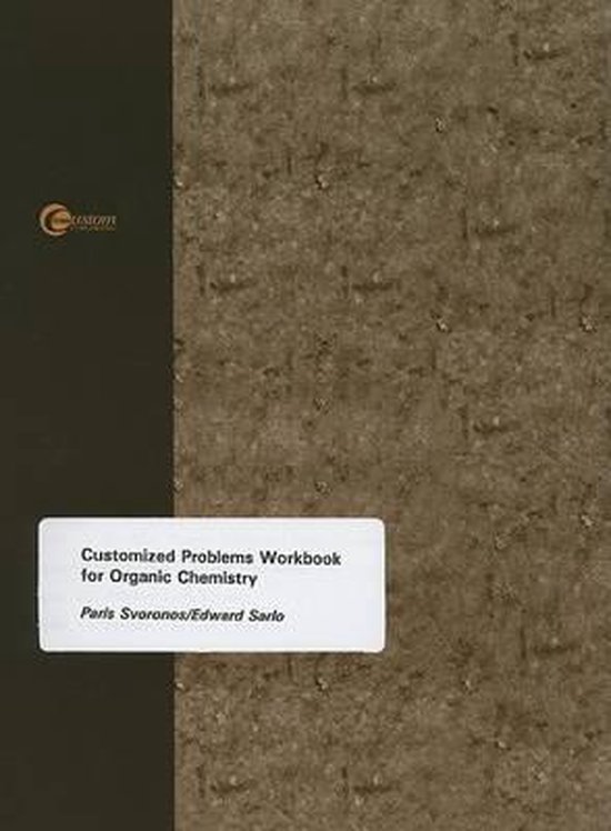 Customized Problems Workbook for Organic Chemistry - cover