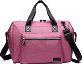 Miss Lulu Luier- en Verzorgingstas – Reistas - Schoudertas Grote Capaciteit - Unisex/Jongens/Meisjes - Roze (E1802 PK)