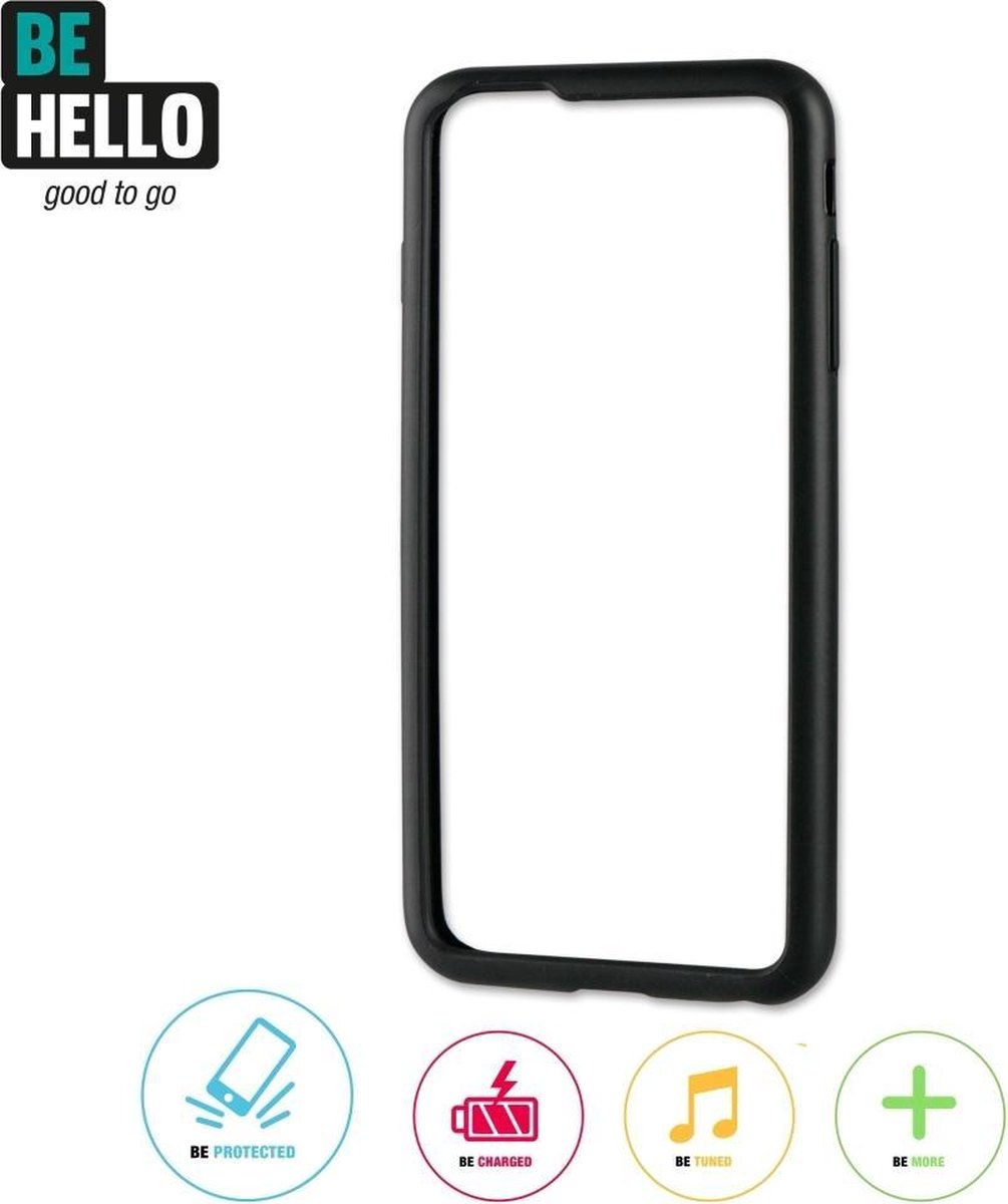 BeHello Bumper Case voor Apple iPhone 6/6S Plus - Zwart