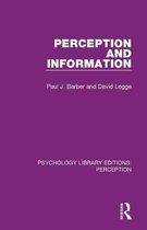 Psychology Library Editions: Perception- Perception and Information