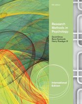 Research Methods in Psychology, International Edition