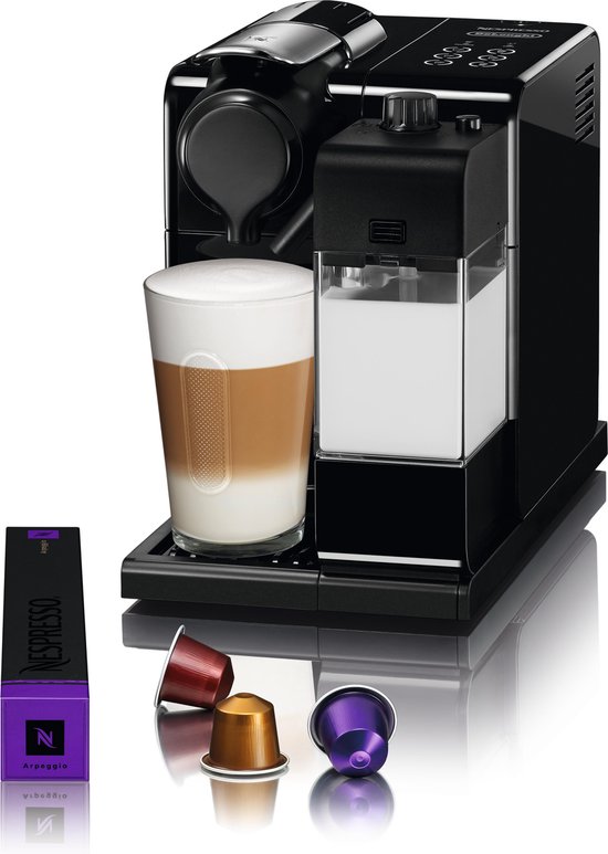 wetgeving wrijving sokken Nespresso De'Longhi Lattissima Touch EN 550.B - Koffiecupmachine - Zwart |  bol.com