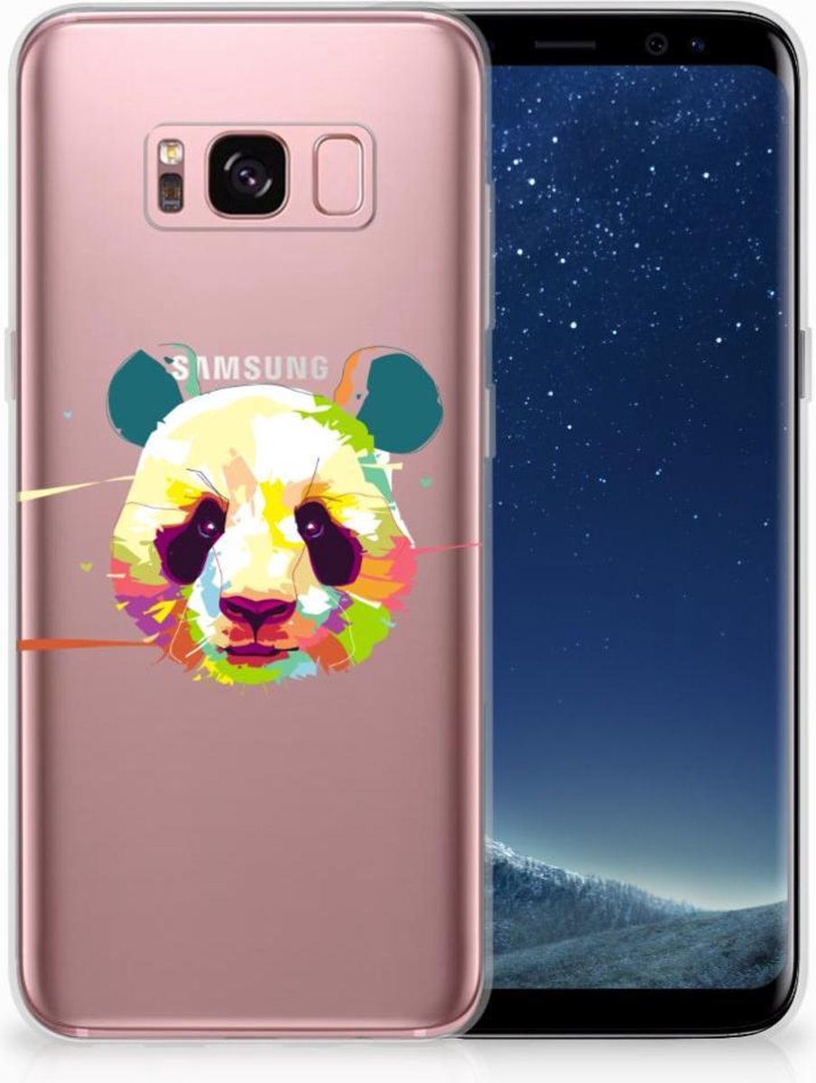 Samsung Galaxy S8 Telefoonhoesje met Naam Panda Color
