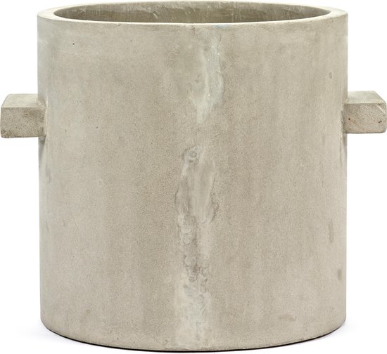 Serax Bloempot Pot beton Rond Naturel Hoog 27cm Diameter 27cm