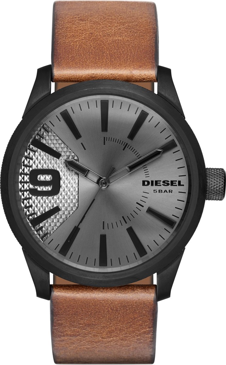 Diesel Rasp DZ1764 Herenhorloge 46 mm - Zwart