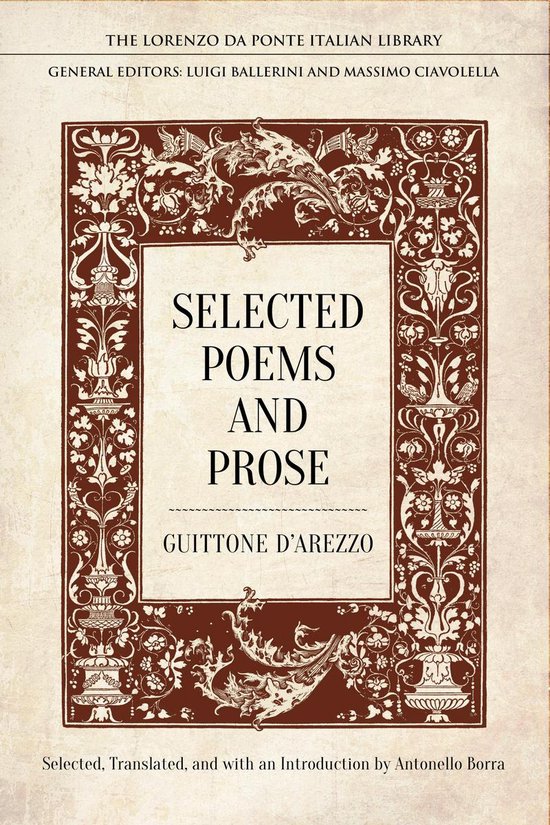 Lorenzo Da Ponte Italian Library - Selected Poems and Prose - cover