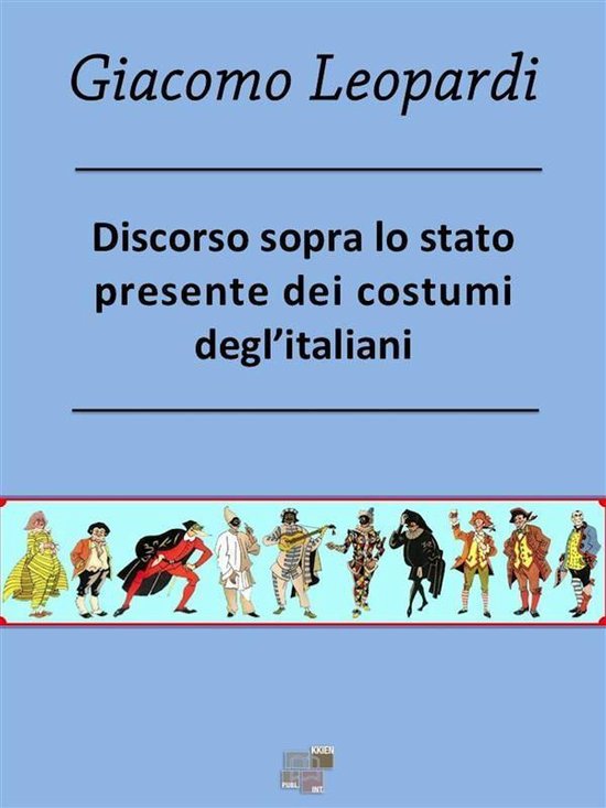 Maree 16 - Discorso sopra lo stato presente dei costumi degl ... - cover