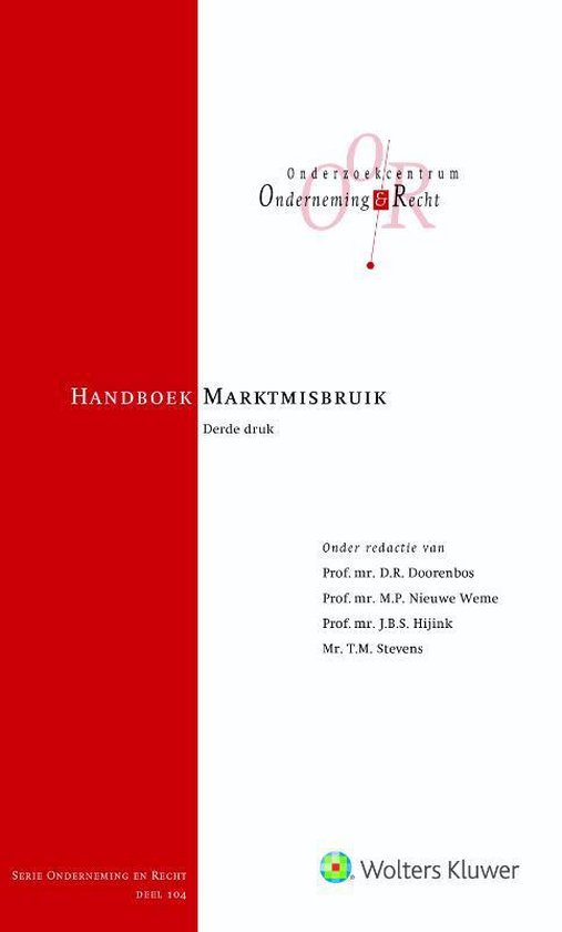 Handboek Marktmisbruik - cover
