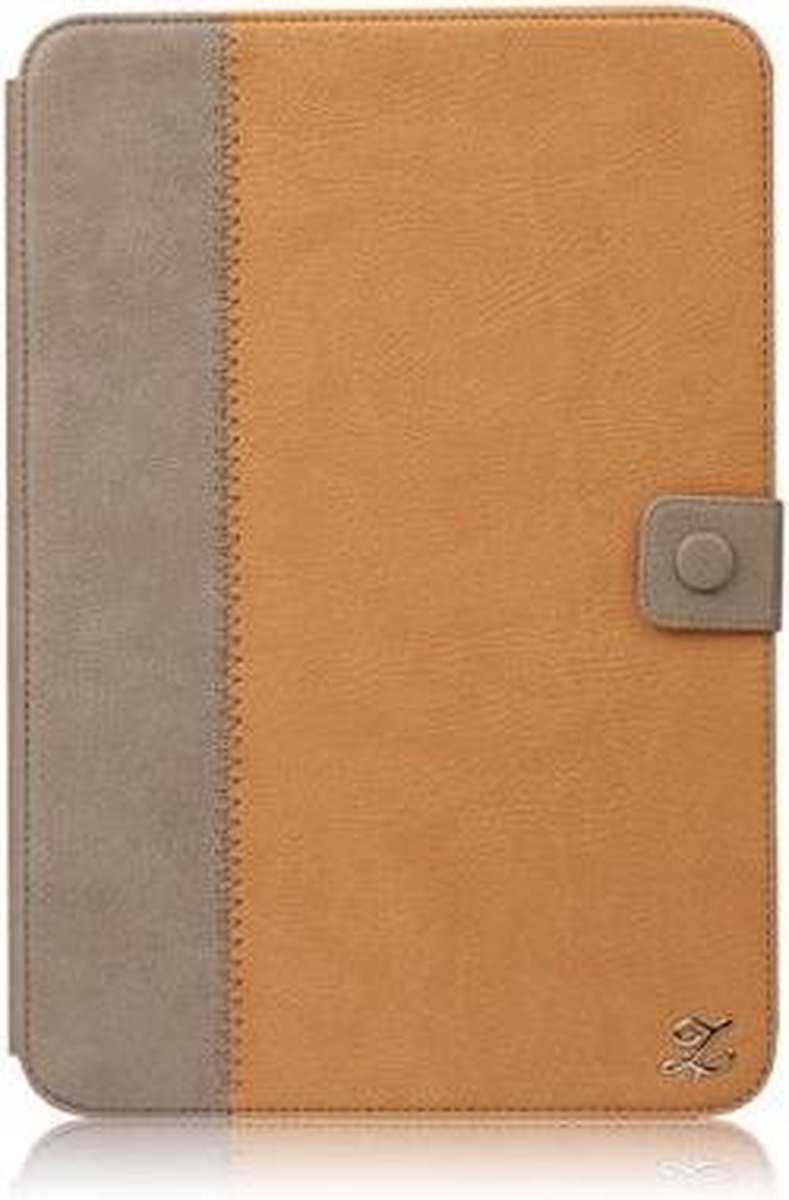 Zenus hoes voor Samsung Galaxy Note 10.1 Masstige E-Note Diary Series -Camel