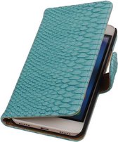 Huawei Honor Y6 / 4A Slang Turquoise Booktype Wallet Hoesje
