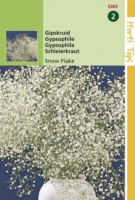 Hortitops Zaden - Gypsophila Paniculata Snow Flake Dubbel. Wit