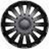 Wieldoppen 17" WIND Mat Black SET....WIELDEKSELS...