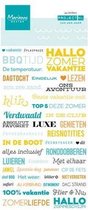 Marianne Design Decoration tekst stickers zon, zee, strand