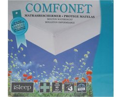 Molton Hoeslaken Waterdicht - Tweepersoons - 160x200 cm - Wit