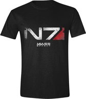 Mass Effect Andromeda - N7 Logo Mannen T-Shirt - Zwart - S