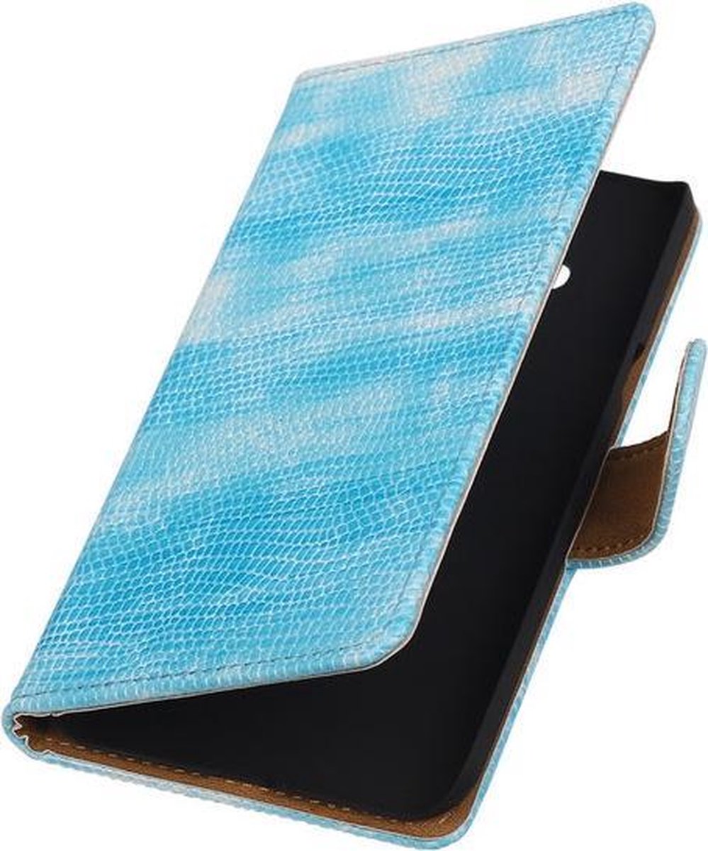 Samsung Galaxy J3 - Mini Slang Turquoise Booktype Wallet Hoesje
