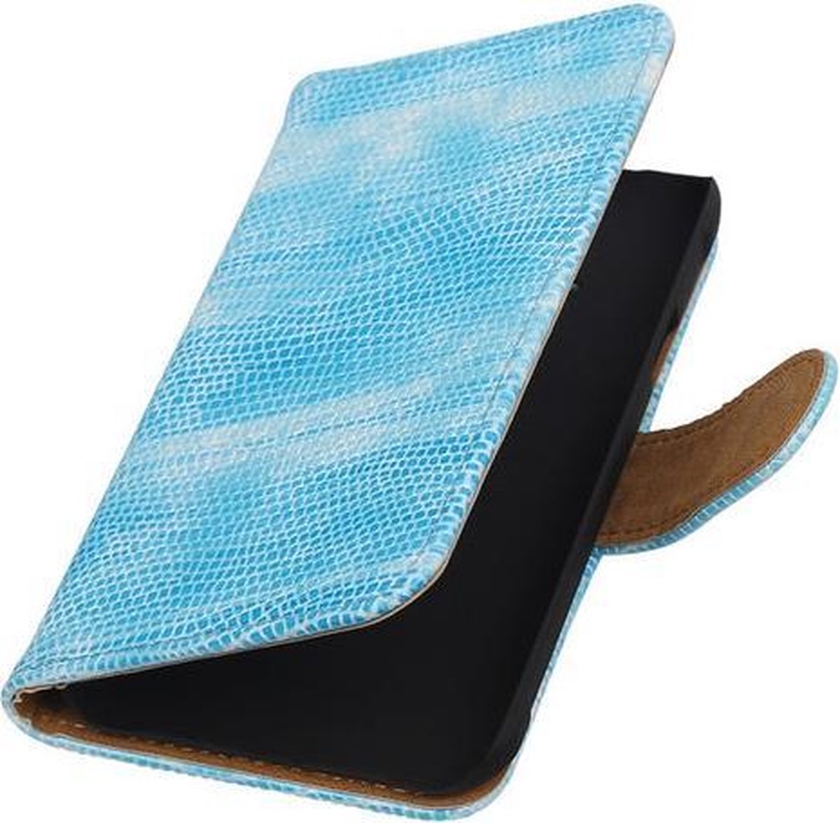 Samsung Galaxy J1 Ace - Mini Slang Turquoise Booktype Wallet Hoesje