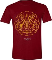 Assassin's Creed Movie - Floral Icon Mannen T-Shirt - Rood - S