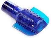 Zero Tolerance The Oral Sex Buddy Clear Blue Sleeve with Bullet - Vibrator